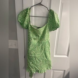 Zara Floral Linen Blend Dress